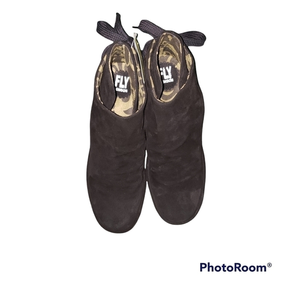 Fly London Yama Lace-Up Leather Ankle Boots Size 39 - Picture 2 of 11